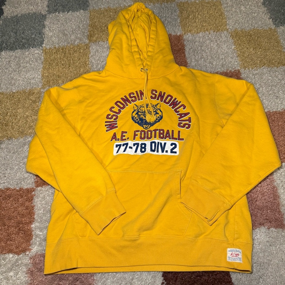 Yellow Hoodie - Wisconsin Snowcats Design